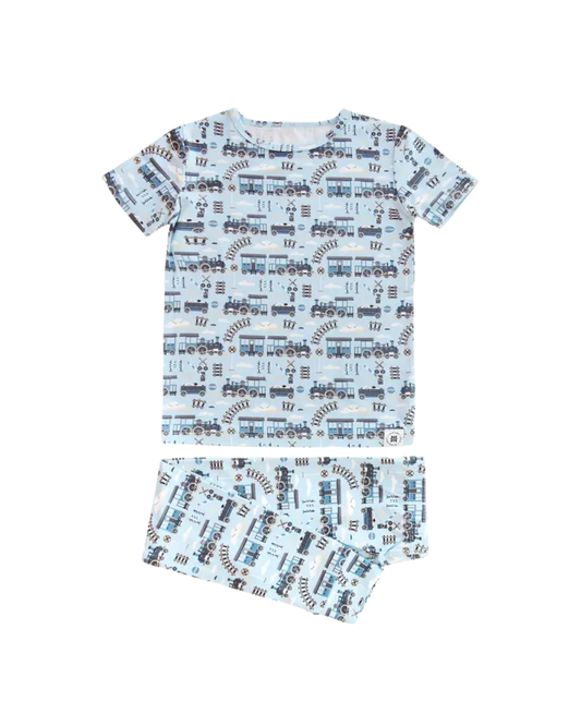 Choo Choo Short Sleeve Pajama Set