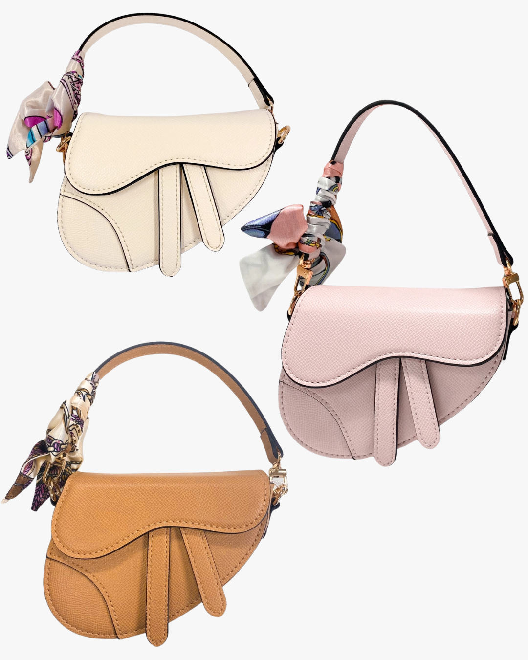 Saddle Purse with Scarf