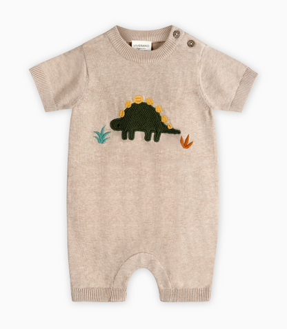 Dino Knit Romper