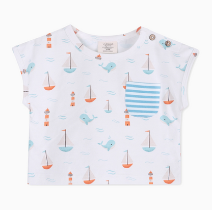 Sailboat Whakes Shirt & Shorts Set