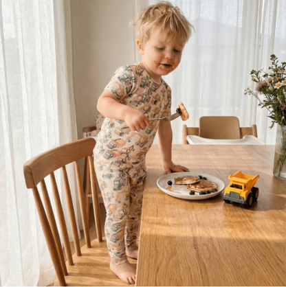 Busy Building Short Sleeve Pajama Set