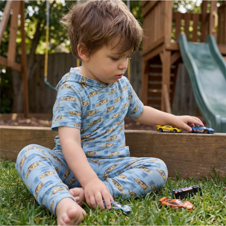 Rev Your Engines Short Sleeve Pajama Set