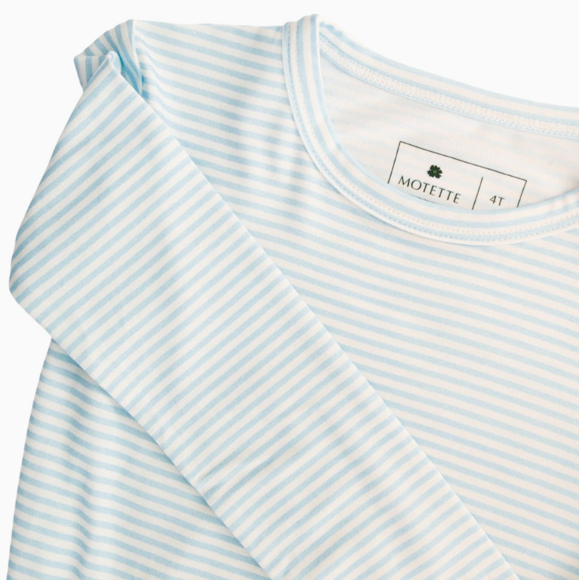 Seaside Stripe Toddler Long Sleeve Pajama Set