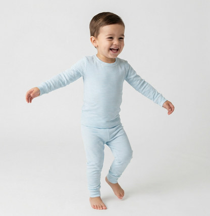 Seaside Stripe Toddler Long Sleeve Pajama Set