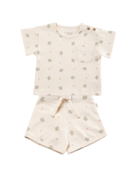 Noah Tee / Blake Shorts in Turtles