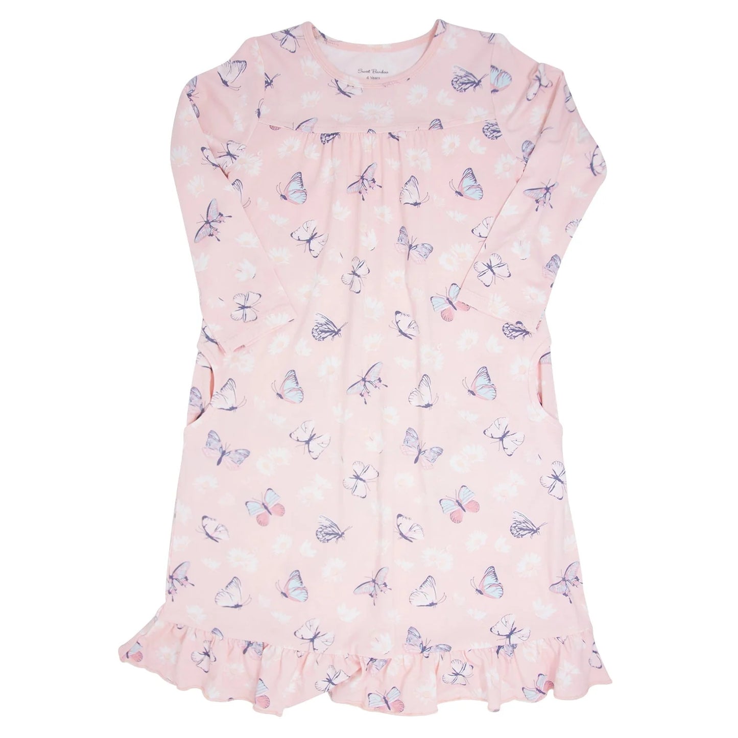 Butterfly Daisy Pink Nightgown