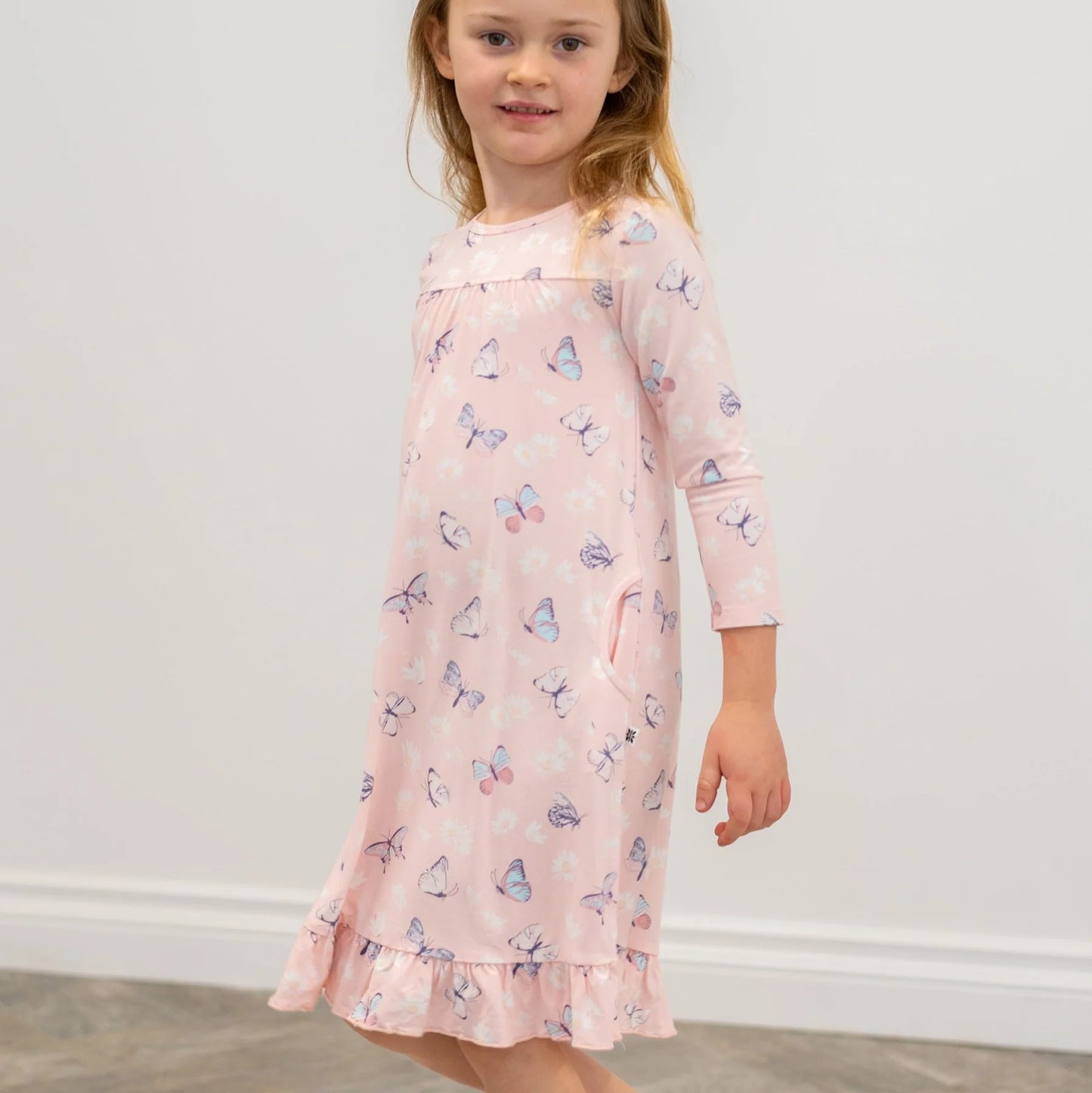 Butterfly Daisy Pink Nightgown