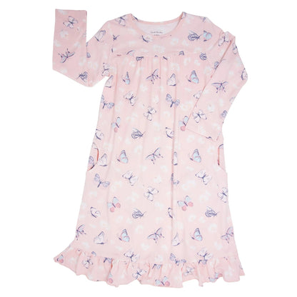Butterfly Daisy Pink Nightgown