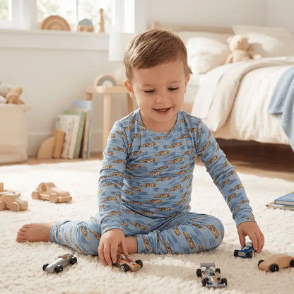 Rev Your Engines Long Sleeve Pajama Set