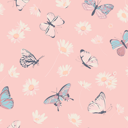 Summer PJ - Butterfly Daisy Pink