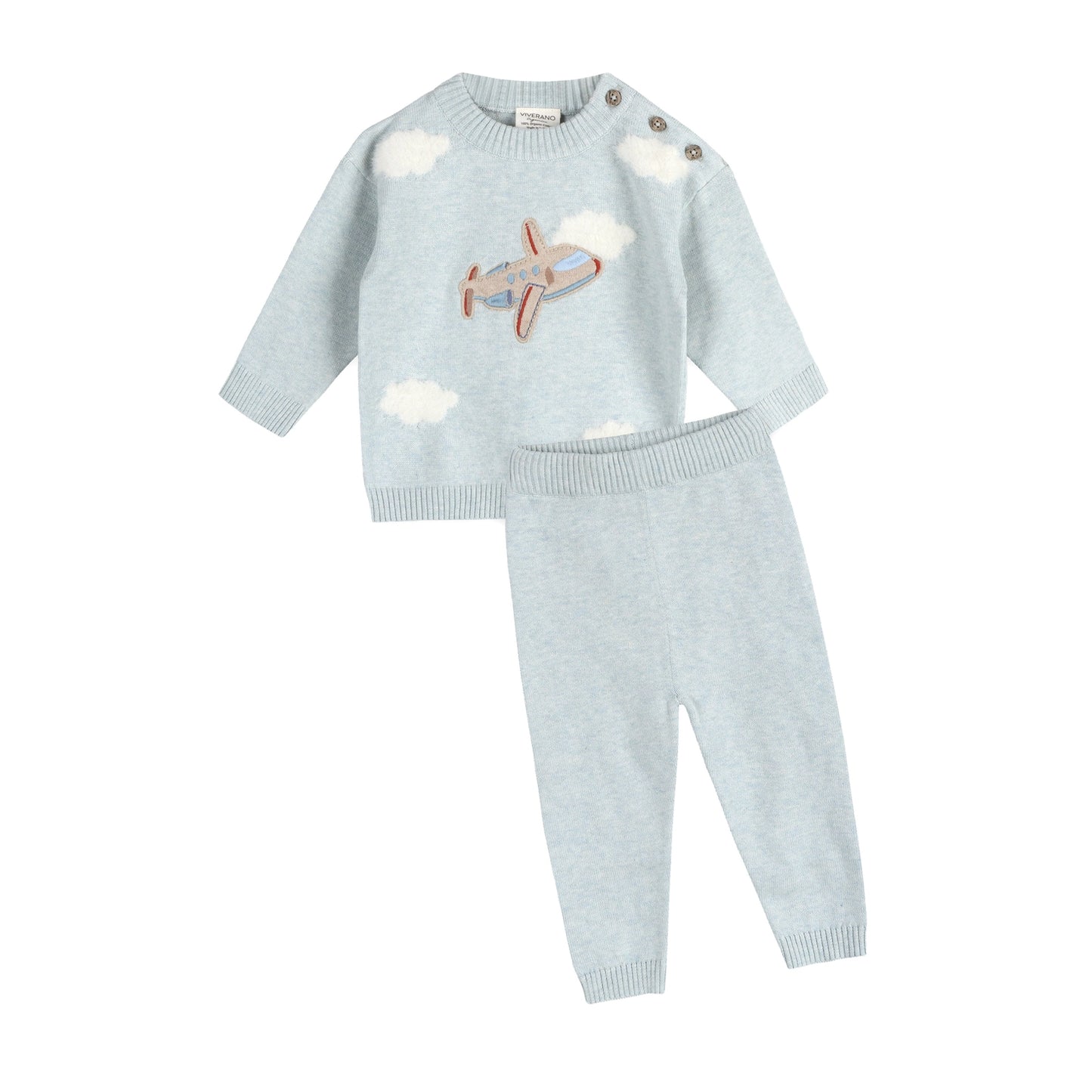Airplane Sweater & Pants Set