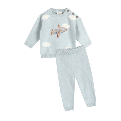 Airplane Sweater & Pants Set