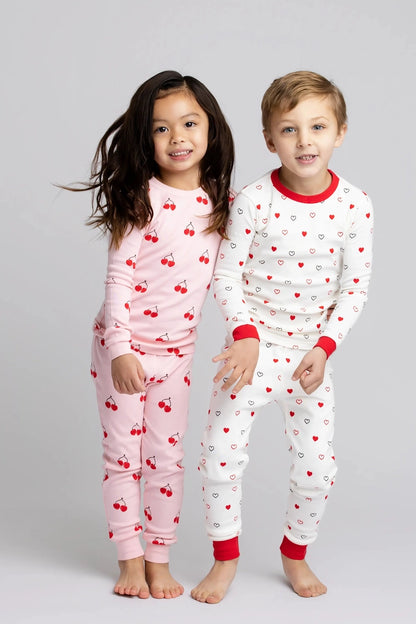 Cherry in Love Long Sleeve Pajama Set