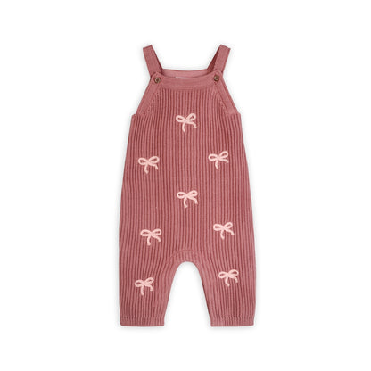 Sweet Bow Sweater Knit Baby Jumpsuit