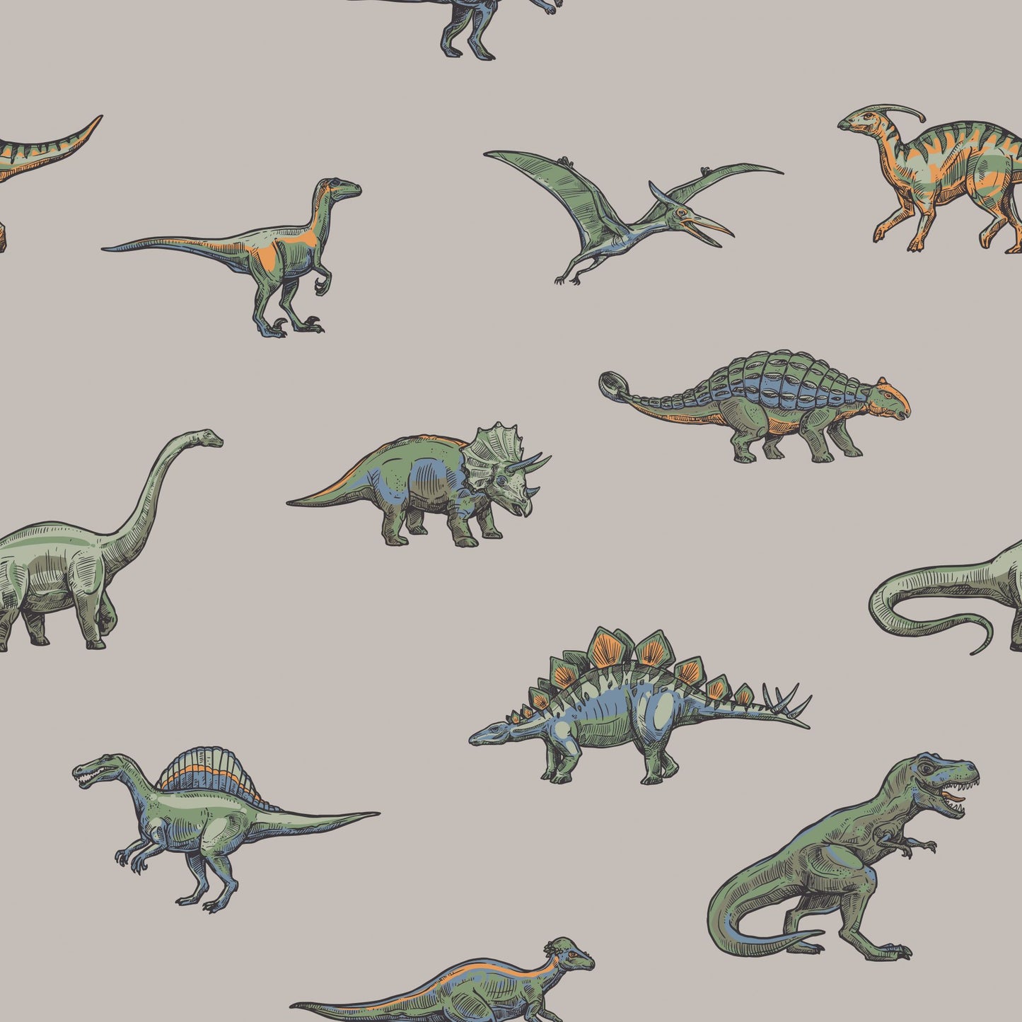 Legendary Dino Long Sleeve Pajama Set