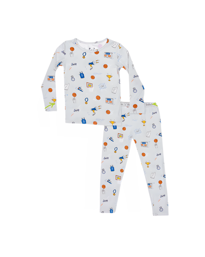 All Star Basketball Long Sleeve Pajama Set