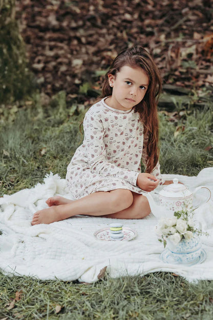 Wine Tea Party Nightgown